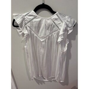 Aqua Women's Flutter Sleeve Top